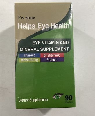 Fw Zone Eye Vitamin And Mineral Suppliment.            E2C
