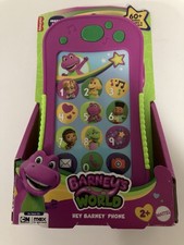 Barney World Hey Barney Phone with Music Lights Phrases NIB Ages 2