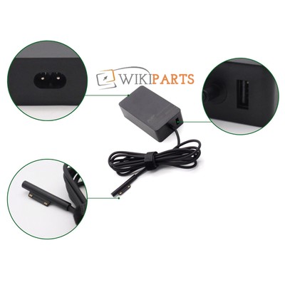 Für Microsoft Surface Pro 4 (Core M3) 60W Laptop Adapter Netzteil Akku Ladegerät