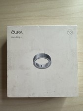 Oura Ring Gen 4 Smart Ring - Silver - Size 10 - BRAND NEW SEALED