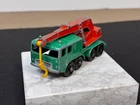 Lesney Matchbox Green 8 Wheel Crane No 30 England 1/64 Vintage Diecast