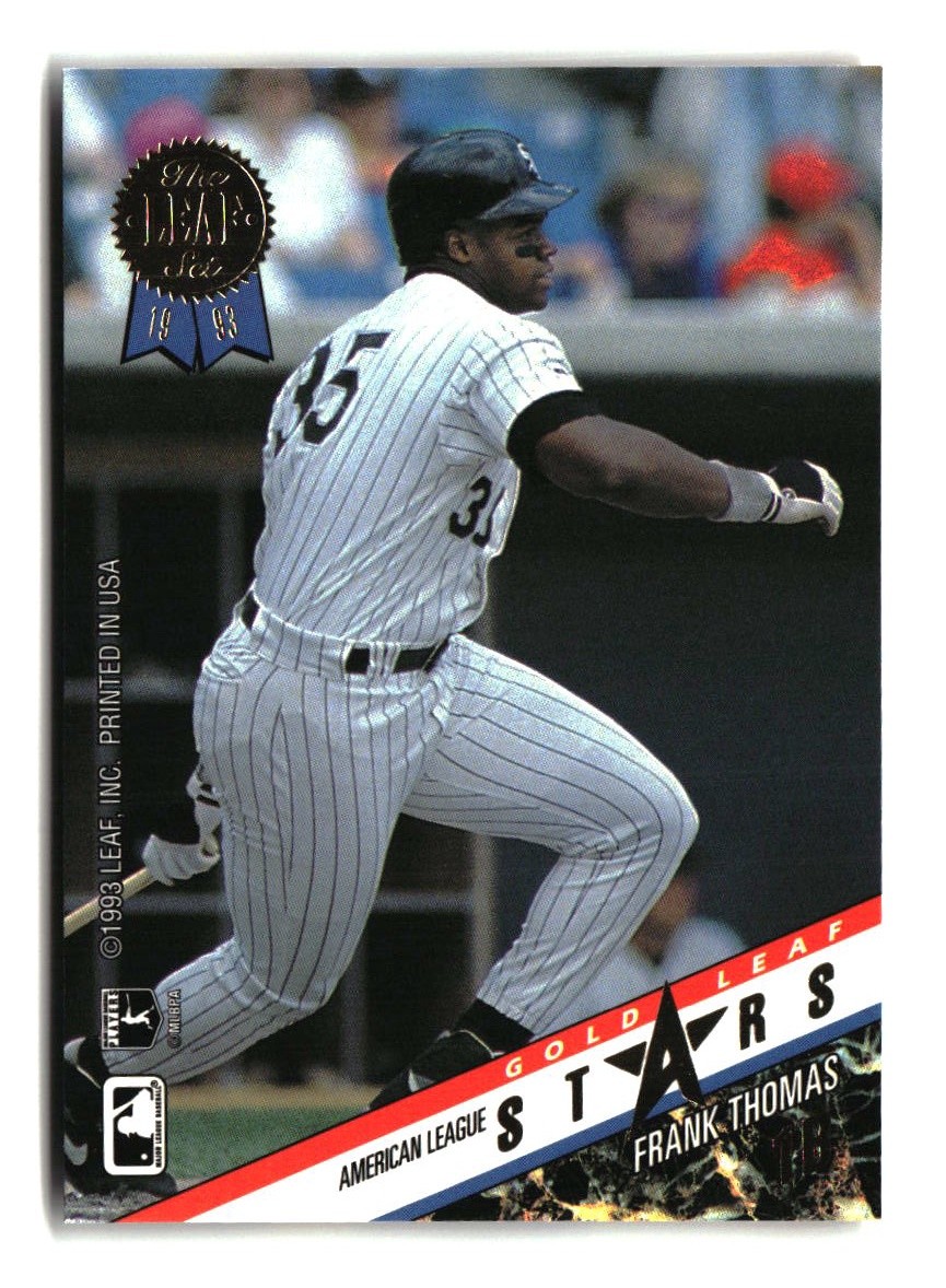1993 Leaf #12 Mark Grace / Frank Thomas Gold Leaf All-Stars