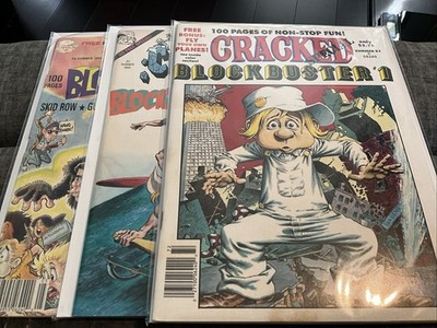 Cracked Blockbuster Lot #s 1,3,4 With Inserts