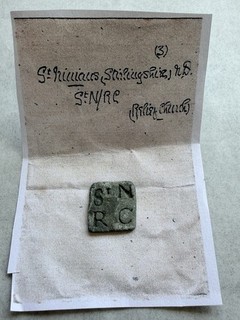 SCOTTISH COMMUNION TOKEN St Ninians/Stirling Mr R Dick. STN/RC