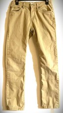 Boys Levi 511 Slim Jeans Size 18R 29 x 29 Beige/Tan in Color