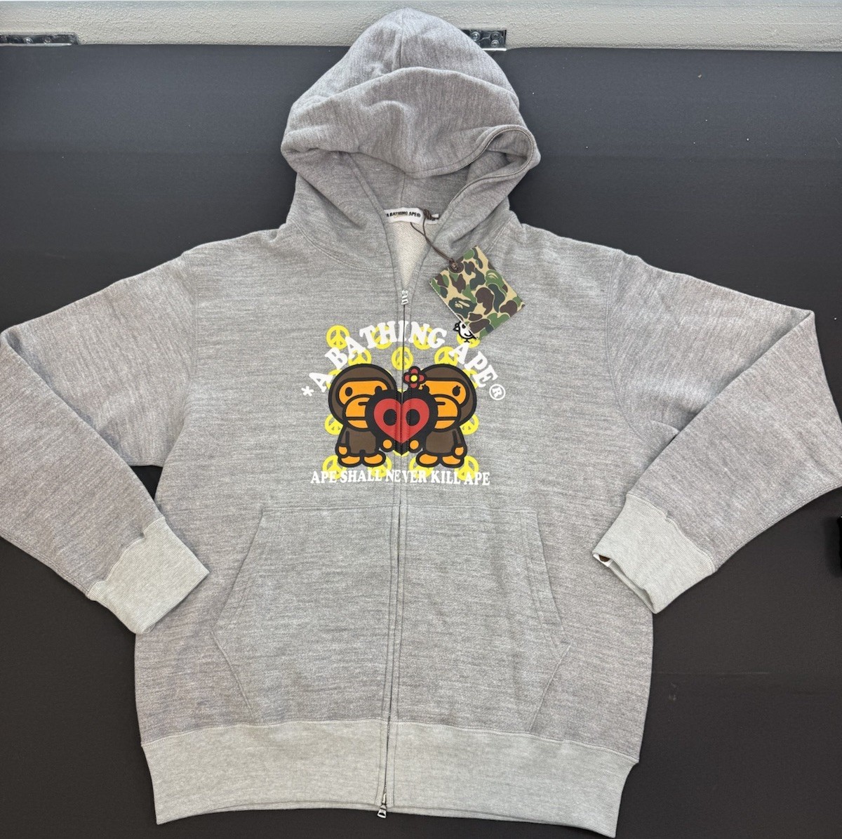 A BATHING APE BAPE BABY MILO パーカー　スウェット パーカー BABY MILO JAPAN PULLOVER