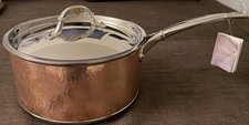 Ruffoni Hammered Copper 7 Quart Stock Pot Made In Italy W/ Lid