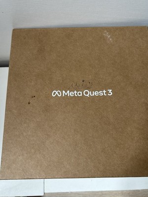 Meta Quest 3 VR Headset Original Box Tested Reset Controllers Included 128 GB