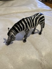 Schleich Grazing Zebra Retired Wildlife Animal