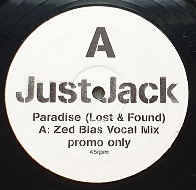 Just Jack - Paradise Lost  Found - Used Vinyl Record 12 - Promo - F1034z