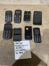 Mixed Lot of 9 Mobile Phones Various Brands Cell Phone Parts Repair