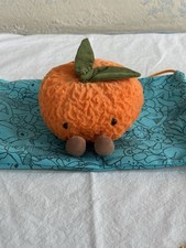 Jellycat Amuseable Clementine Small Plush NWT Orange Fruit A6CLEM 4"