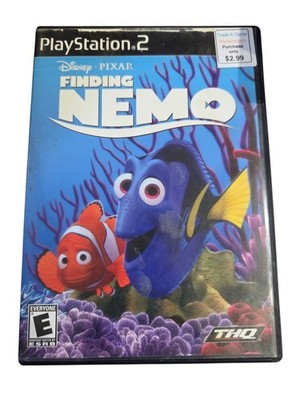 Disney Pixar Finding Nemo Sony PlayStation 2 Game Disk, 2003, Rated E