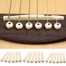 12 Stück Bridge Pins Akustikgitarre Saitenen...