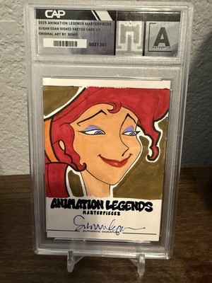 Animation Legend Masterpiece Signed Sketch Susan Egan Hercules Meg 1/1