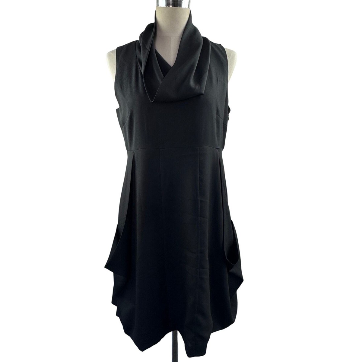 kensie black dress Cowl Neck Knee Length USA Size Large Flared Pockets BCBGMaxAzria | Dresses | Inexpensive Plus Size Wedding Dresses Size in EURO (Note - These shoes match the size chart, but if your feet are wide, it's best to choose a size larger):45 Modern details and an