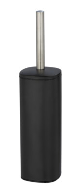 WENKO WC Stand Garnitur Toiletten Bürsten Halter Klo Bad ALASSIO Schwarz Bad