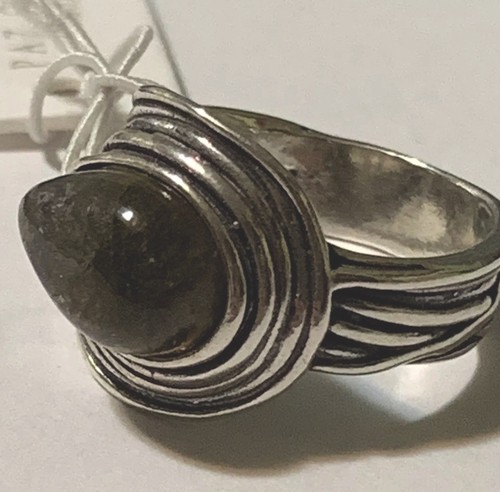 NWOT OR PAZ LABRADORITE STERLING SILVER 925 RING SZ 7 MADE IN ISRAEL PZ - 第 3/8 張圖片
