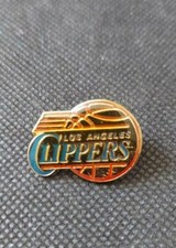 NBA Los Angeles Clippers Logo Pin Gold Toned Basketball Vintage Off. Lic. Prod.