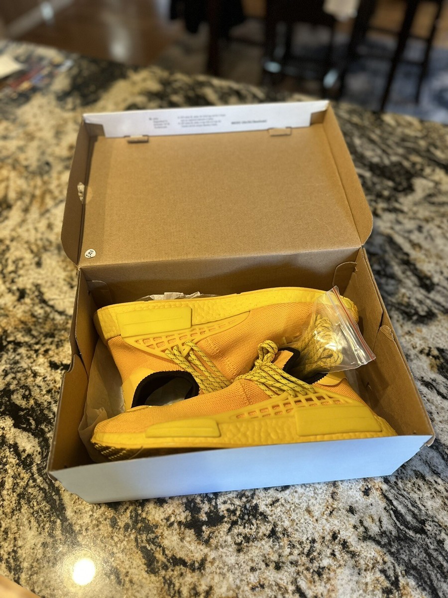 Adidas HU NMD Pharrell Williams 10 Human Race Hindi Gold