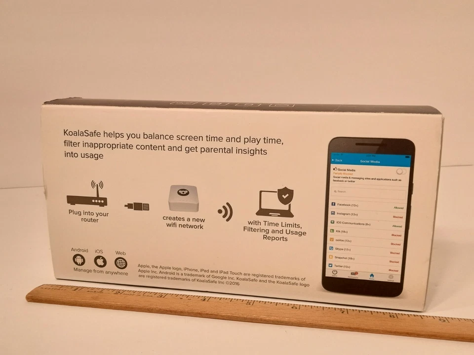 KoalaSafe With Parental Control WiFi Access Point SEALED - Image 2 of 4