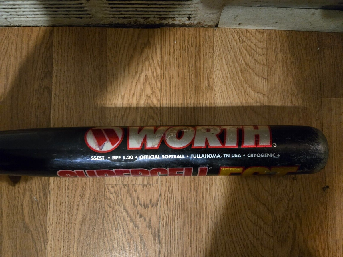 Batte Alloy Bleue Occasion Batte De Softball Worth Wicked 34 26oz - Certifiée ASA 2004, Occasion En Bon état Worth Wicked Sbw20