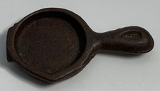 Antique Doll House Miniature Cast Iron Skillet Frying Pan
