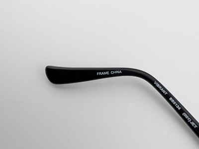 bebe Eyeglasses, Frames Only, Vibrant BB5134, 001 Jet, 53-16-135