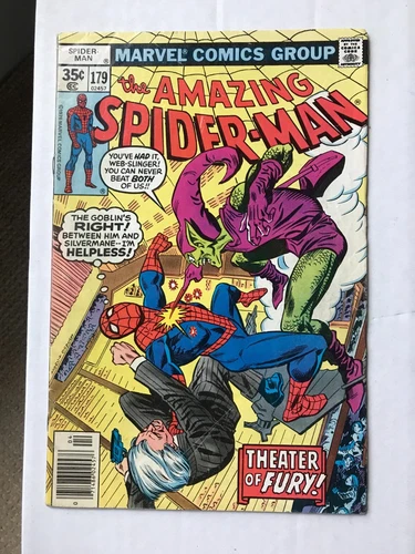 Amazing Spider-Man #179 1978 Green Goblin Silvermane Mary Jane Watson FN/VF 7.0