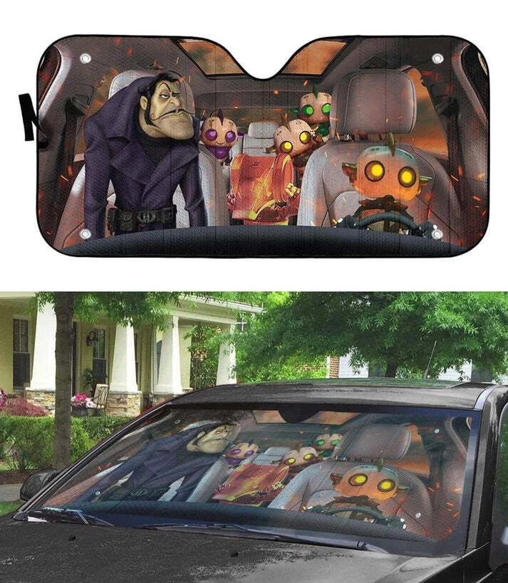 Dick Dastardly Scoob Car Sunshade