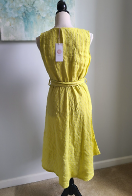 linen dress sewing Wren Wrap Dress