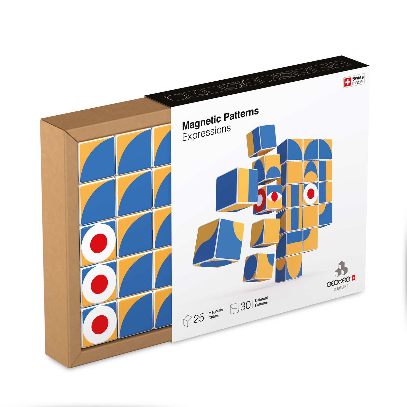 Geomag Cube Art Pattern giochi magnetici 25 pezzi - giochi bambini 3 anni