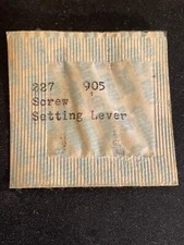 Setting Lever Screw for Elgin 20/0s Grade 905, 906, 907