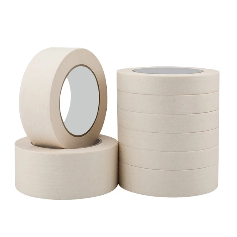 Bulk Sale Masking Tape Painting Crepe Paper 24mm 50m Housing Tools DIY painter
