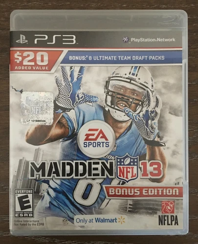 Madden NFL 13 - Bonus Edition (Sony PlayStation 3, 2012)COMPLETE!FREE SHIP!