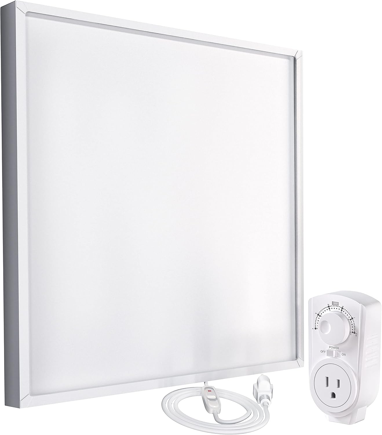 400W Infrared Wall Heater - with Plugin Stat - Radiant Wall Heaters - Quick & Ev