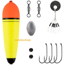 30g Float Set Predatory Fishing - Beads, Hooks, Swivel, Weight and Float Stops