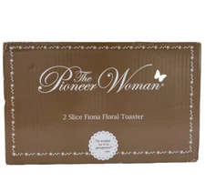 THE PIONEER WOMAN FIONA FLORAL 2 SLICE TOASTER