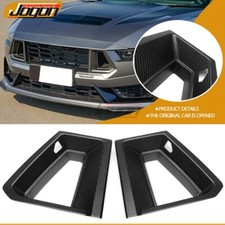 Matte Carbon Front Bumper Grille Side Trim For Ford Mustang Darkhorse S650 2024+