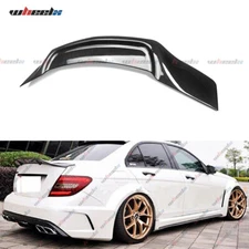 Carbon Fiber Style Duckbill Trunk Spoiler For Mercedes Benz W204 C250 C300 08-14