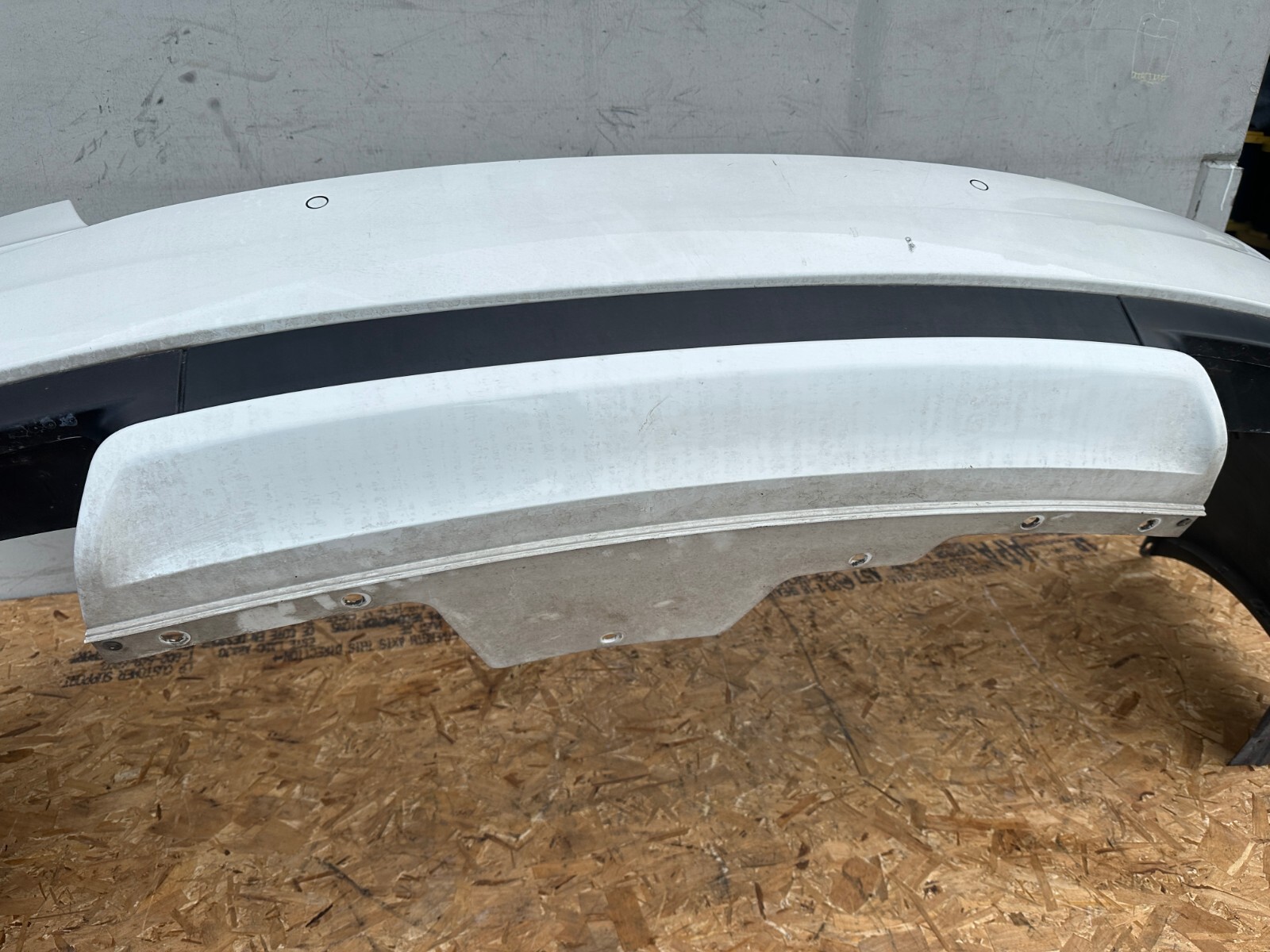 REAR BUMPER COVER ASSEMBLY W/PARK ASSIST 67K 13-16 MASERATI QUATTROPORTE GTS