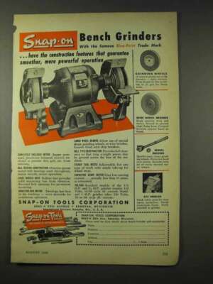 1948 Snap-On Bench Grinder Ad 