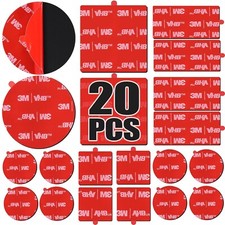 20 Pack 3M VHB 5952 Foam Tape, Double-Sided Heavy Duty Mounting Tape