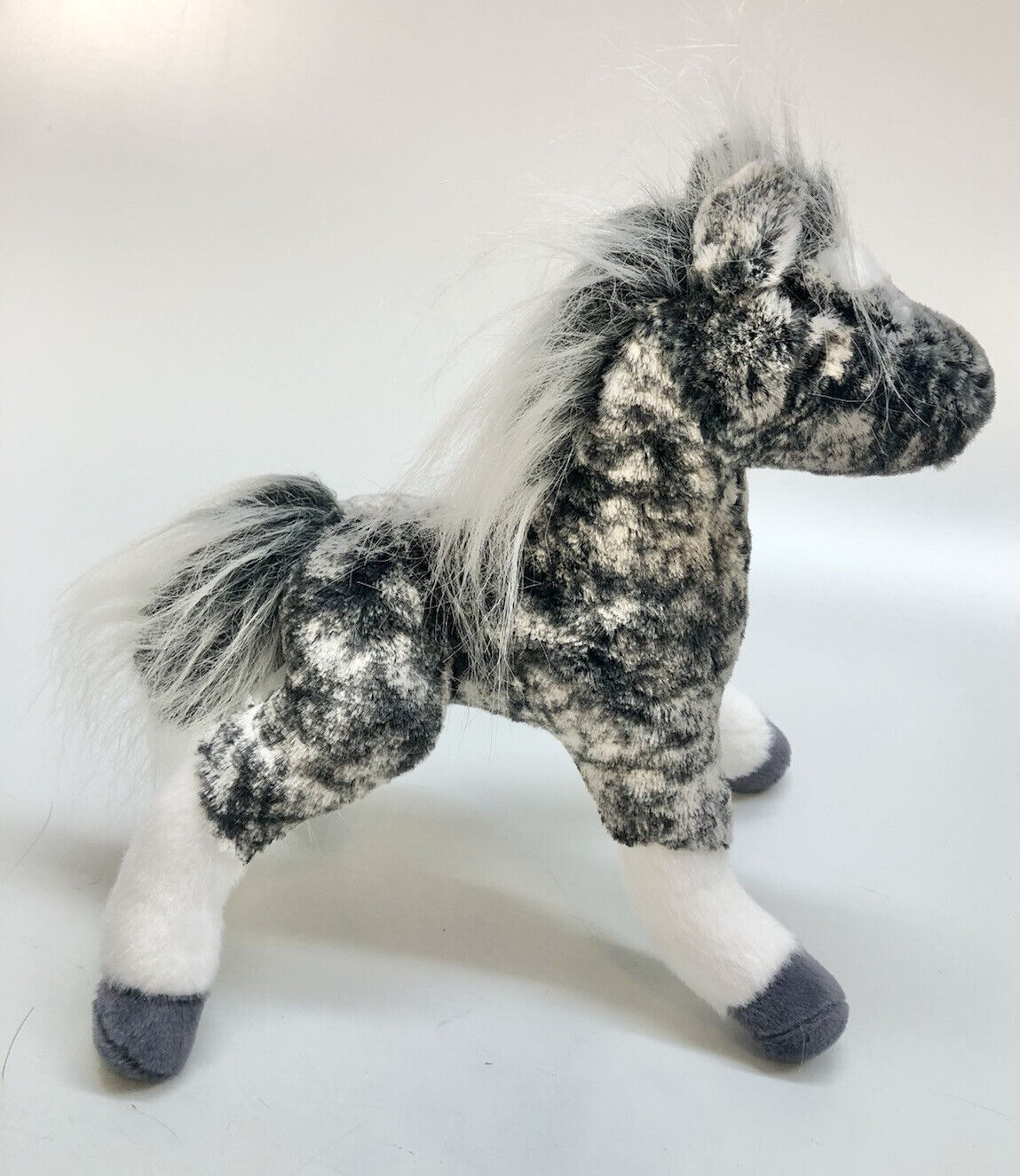 MAJESTIC stuffed plush DAPPLE GREY HORSE FOAL animal toy Douglas Cuddle Toys