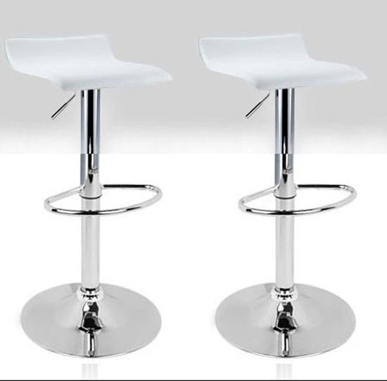 FRANKYSTAR Coppia di 2 Sgabelli da Pub Bar Cucina in Ecopelle Imbottita Modello Graziano