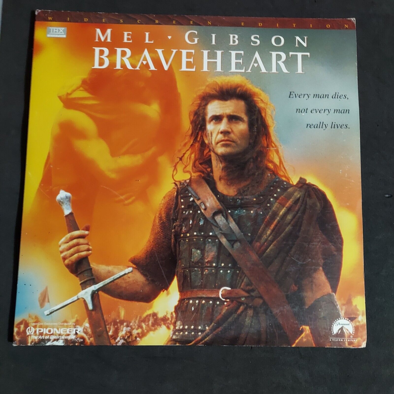 Braveheart Laserdisc LD USED MEL GIBSON