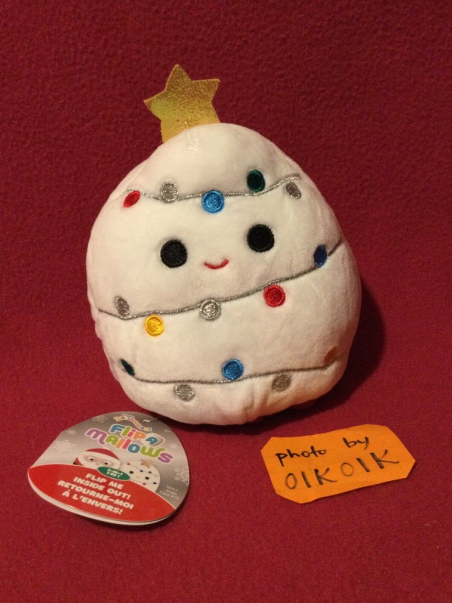 5” Jingle Nick Flip A Mallows White Christmas Tree Santa