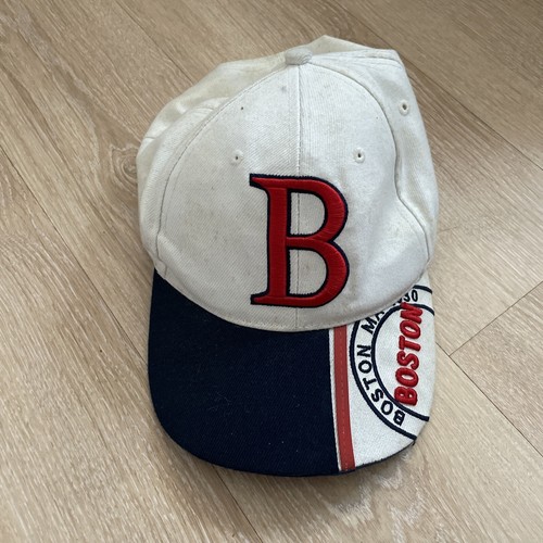 Boston Destination Hat Cap Mens One Size White Baystate Apparel Embroidered - 第 1/7 張圖片