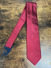 Brooks Brothers Solid Red Tie 100 Silk Men's Necktie 58"