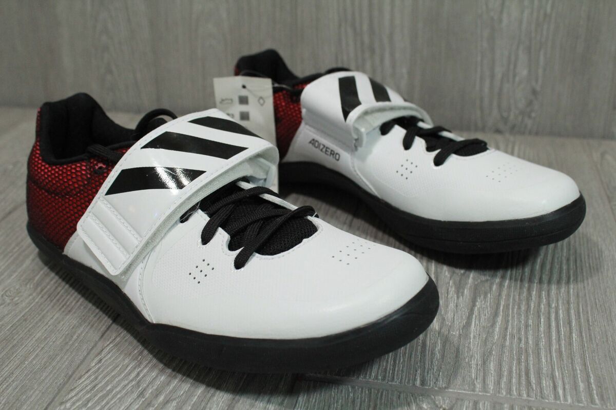 New Adidas B37487 Adizero Discus Hammer Black White Running New Adidas B37487 Adizero Discus Hammer Black White Running